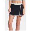 Custom tennis skirt | Sports casual contrast color split sports yoga tennis skirt