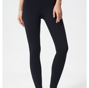 Custom yoga leggings | Factory custom contrast color leggings to slim down your tummy