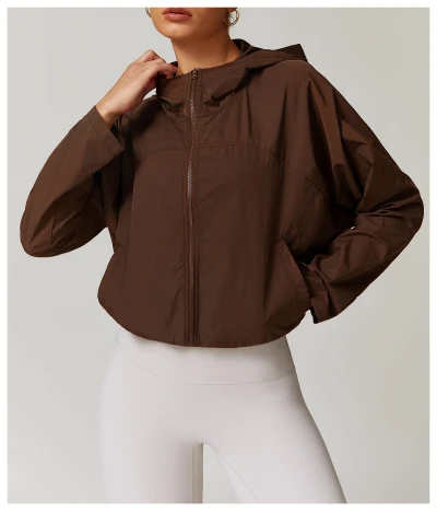 Custom Running Jackets | Outdoor Fitness Quick Dry Jacket Supplier Custom Color Logo