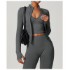 Custom Seamless Jackets | Wholesale Yoga Fitness Quick Dry Seamless Jackets Custom Logo