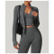 Custom Seamless Jackets | Wholesale Yoga Fitness Quick Dry Seamless Jackets Custom Logo
