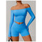 Custom Yoga Long Sleeve | Manufacturer Wholesale High Quality Off Shoulder Long Sleeve T-shirt