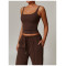 Custom vest sweatpants suit | Wholesale custom suit factory custom fabric style label