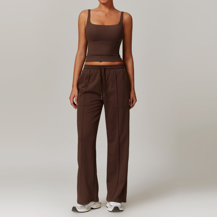 Custom vest sweatpants suit | Wholesale custom suit factory custom fabric style label