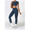 Custom outdoor yoga suit | factory direct fitness yoga suit running quick dry custom fabric color