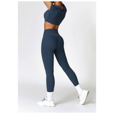 Custom outdoor yoga suit | factory direct fitness yoga suit running quick dry custom fabric color