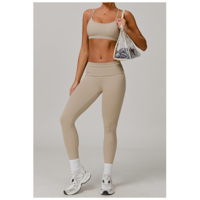 Custom Yoga Leggings | Factory Customized High Waist Tummy Tights for Women Hip Lifting