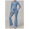 Custom Yoga Leggings | Factory Custom Yoga Running Drawstring Flared Pants Sun Protection