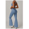 Custom Yoga Leggings | Factory Custom Yoga Running Drawstring Flared Pants Sun Protection