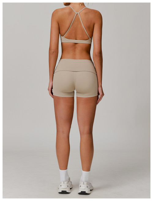 Custom Yoga Shorts | Factory Yoga Shorts Tummy Control Butt Lift Custom Fabric Styles Private Label