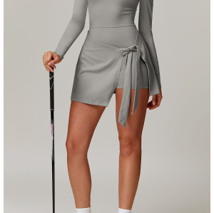Custom tennis skirts | Wholesale sexy slit golf tennis skirts for women cool for summer