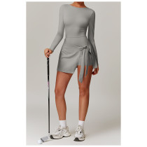 Custom tennis skirts | Wholesale sexy slit golf tennis skirts for women cool for summer