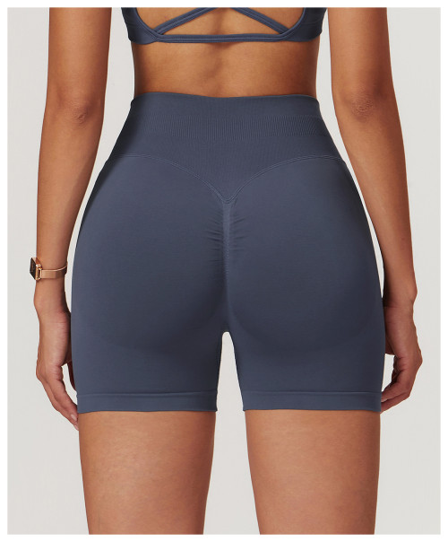 Custom Yoga Shorts | Wholesale Custom Seamless Women's High Waist Sports Shorts Fitness Quick Dry