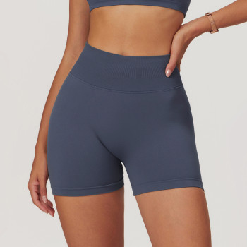 Custom Yoga Shorts | Wholesale Custom Seamless Women's High Waist Sports Shorts Fitness Quick Dry