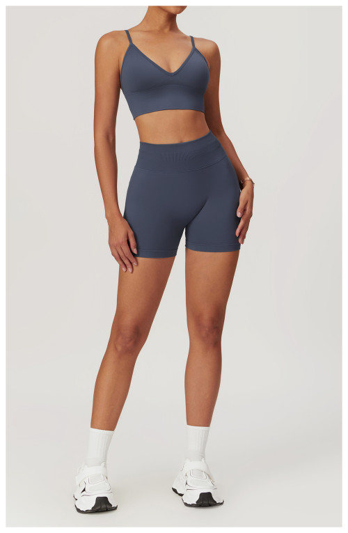 Custom Yoga Shorts | Wholesale Custom Seamless Women's High Waist Sports Shorts Fitness Quick Dry