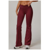 Custom Yoga Flared Pants | Factory Customized Yoga High Waist Running Flared Pants Private Label