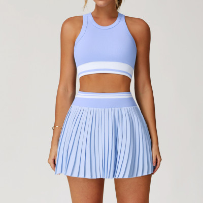Custom quick-drying yoga suit | Custom high waist sports fitness tennis suit Summer fitness clothing