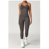 Custom Seamless Yoga Set | Women's Halter Seamless Fitness Yoga Set Factory Moisture Wicking