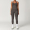 Custom Seamless Yoga Set | Women's Halter Seamless Fitness Yoga Set Factory Moisture Wicking
