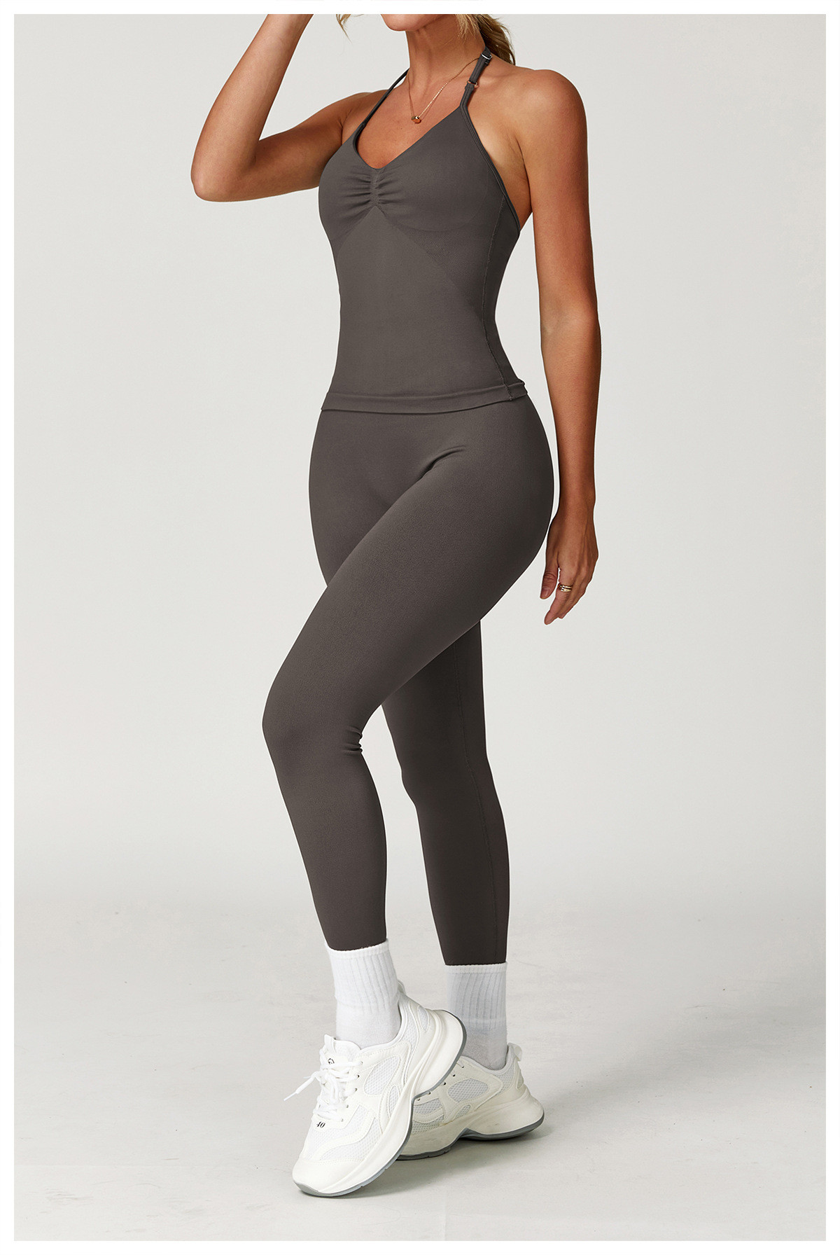 one-shoulder yoga set Manufacturer