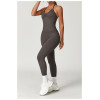 Custom Seamless Yoga Set | Women's Halter Seamless Fitness Yoga Set Factory Moisture Wicking