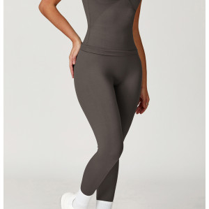 Custom Seamless Yoga Set | Women's Halter Seamless Fitness Yoga Set Factory Moisture Wicking