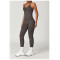 Custom Seamless Yoga Set | Women's Halter Seamless Fitness Yoga Set Factory Moisture Wicking