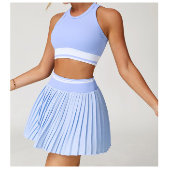 Custom seamless yoga vest | Wholesale I-shaped fitness vest factory running fitness contrast color