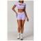 Custom hollow fitness tops | Factory direct sales of high-quality shockproof sports short-sleeved