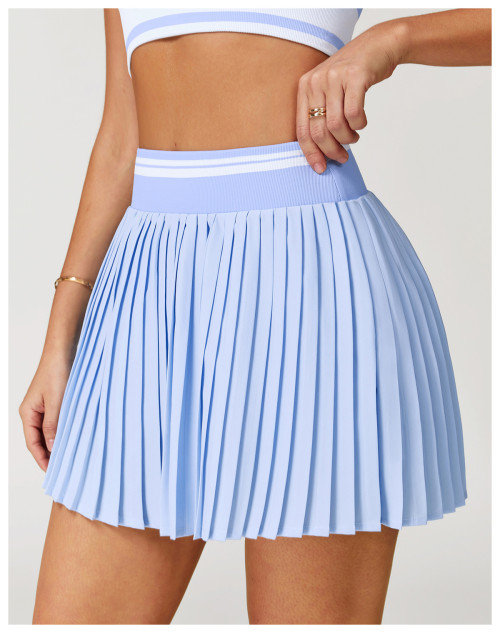 Custom Sports Tennis Skirt | Factory Direct Sports Fitness Tennis Skirt High Waist Customized Logo