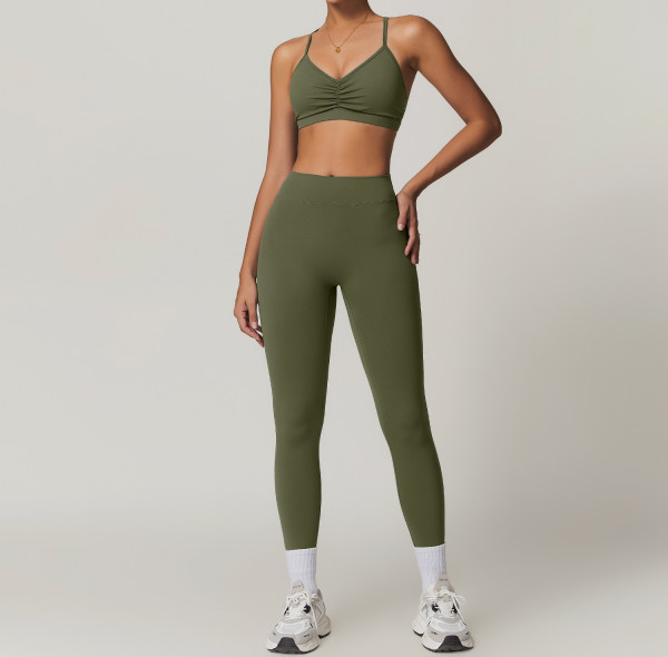 Customized Women's Leggings | Women's Fitness Running Yoga Wear Solid Color Yoga