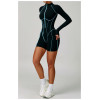 Custom yoga jumpsuit | Wholesale contrast color yoga jumpsuit hollow beautiful back running fitness