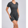 Custom Yoga Jumpsuit | Factory Wholesale European and American 3D Sports Jumpsuit Fitness