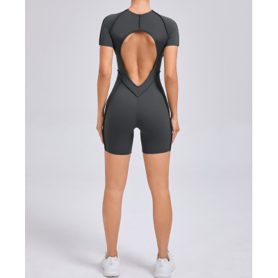 Custom Yoga Jumpsuit | Factory Wholesale European and American 3D Sports Jumpsuit Fitness