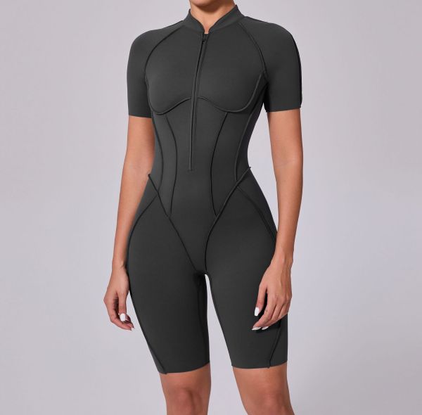 Custom Yoga Jumpsuit | Factory Wholesale European and American 3D Sports Jumpsuit Fitness