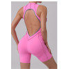 Custom Yoga Jumpsuit | Customized Stitching Contrast Jumpsuit Shorts Fitness Yoga Running