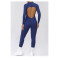 Custom Yoga Jumpsuits | Long Sleeve Outerwear Jumpsuits Manufacturer Sports Yoga Zipper Suit