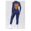 Custom Yoga Jumpsuits | Long Sleeve Outerwear Jumpsuits Manufacturer Sports Yoga Zipper Suit