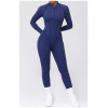 Custom Yoga Jumpsuits | Long Sleeve Outerwear Jumpsuits Manufacturer Sports Yoga Zipper Suit