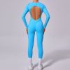 Custom Yoga Jumpsuit | Wholesale Winter One Piece Sports Jumpsuit Factory Running Fitness Yoga