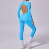 Custom Yoga Jumpsuit | Wholesale Winter One Piece Sports Jumpsuit Factory Running Fitness Yoga