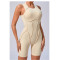 Custom yoga jumpsuit | Customized new three-dimensional stitching jumpsuit factory outdoor wear