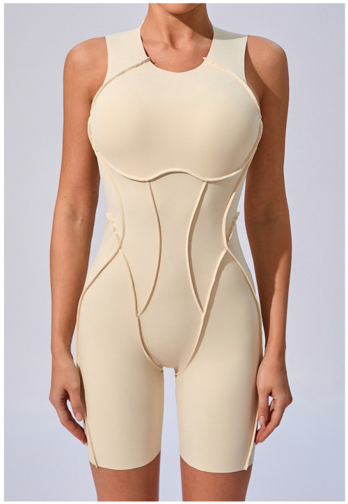 Custom yoga jumpsuit | Customized new three-dimensional stitching jumpsuit factory outdoor wear