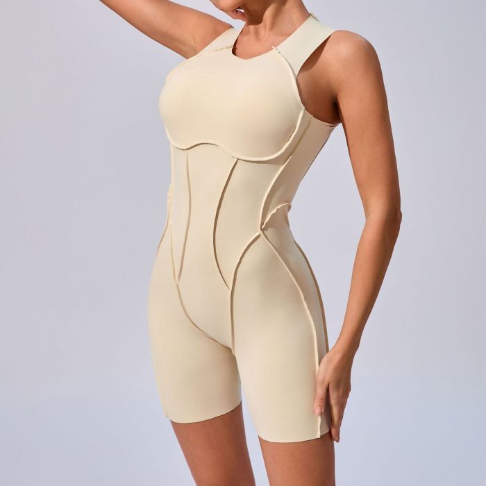 Custom yoga jumpsuit | Customized new three-dimensional stitching jumpsuit factory outdoor wear