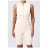 Custom Yoga Jumpsuit | Custom Sleeveless Brushed Hollow Jumpsuit Factory Sports Running Fitness