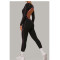 Custom Yoga Jumpsuit | Custom 3D Cut Colorblock Long Sleeve Yoga Jumpsuit Sports Private Label
