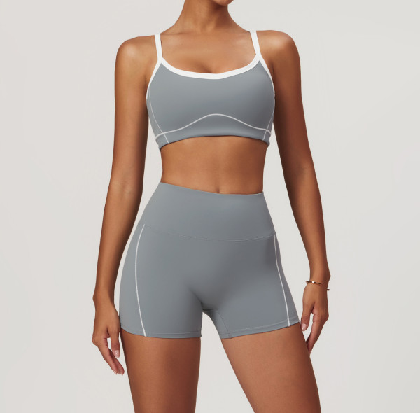 Custom Fitness Yoga Shorts Bra | Custom Private Label Butt Women's Luxury Gym Yoga Short Leggings