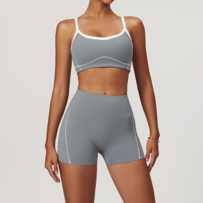 Custom Fitness Yoga Shorts Bra | Custom Private Label Butt Women's Luxury Gym Yoga Short Leggings