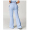 Custom Fold Over Flare Pants |Women Yoga Wide Leg Outdoor Fitness Flare Pants Supplier Manufacturer
