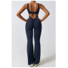 Custom Bodycon Jumpsuit|Hip Lift Jumpsuit Yoga Clothes Factory Outdoor Running Sports Private Brand